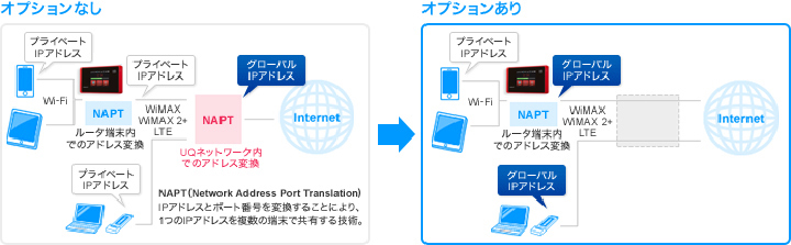 グローバルIPアドレスオプション